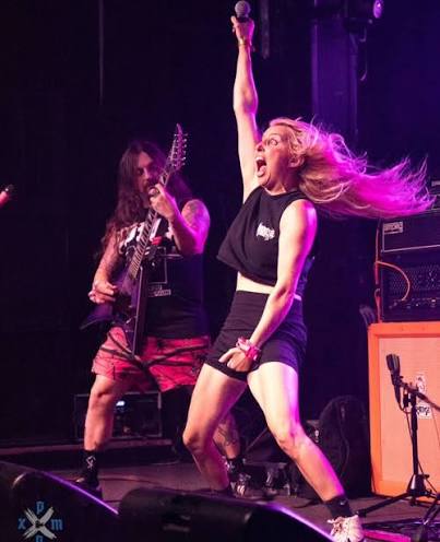 BRAT performing on tour